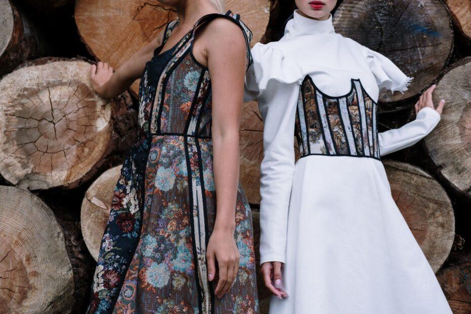 Illustration of Women's Occasion Dresses and Outer Layers: Planning an Outfit Around Both the Event and the Setting